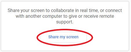 Share my screen